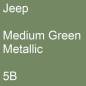 Preview: Jeep, Medium Green Metallic, 5B.